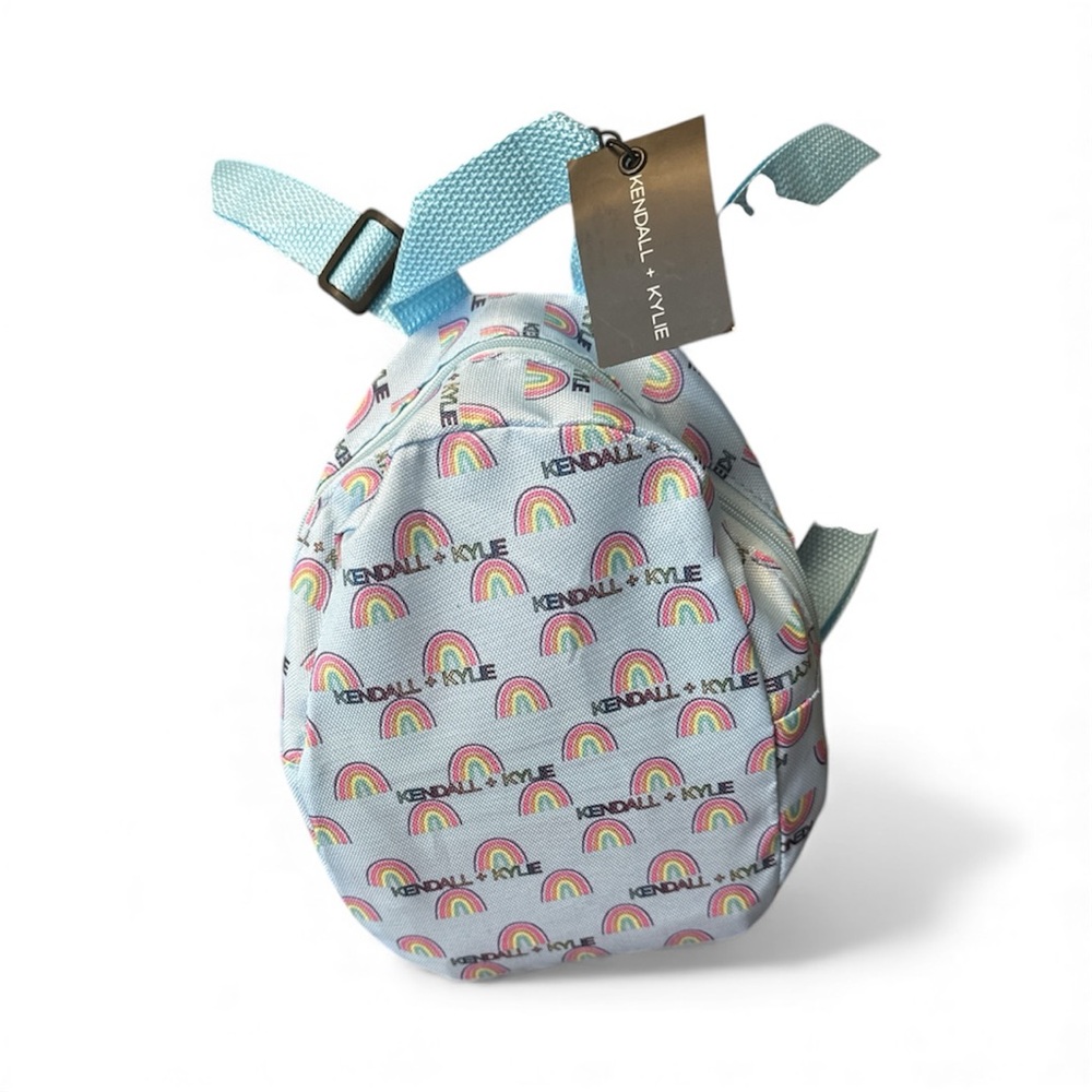 Kendall & Kylie mini Pastel Rainbow Backpack - Light Blue